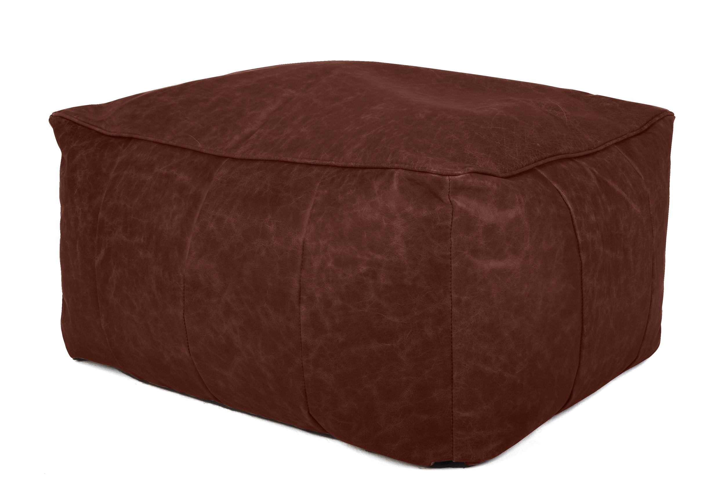 Old Boot Sofas Pod Bean Bag Footstool Hobnail Leather Conker