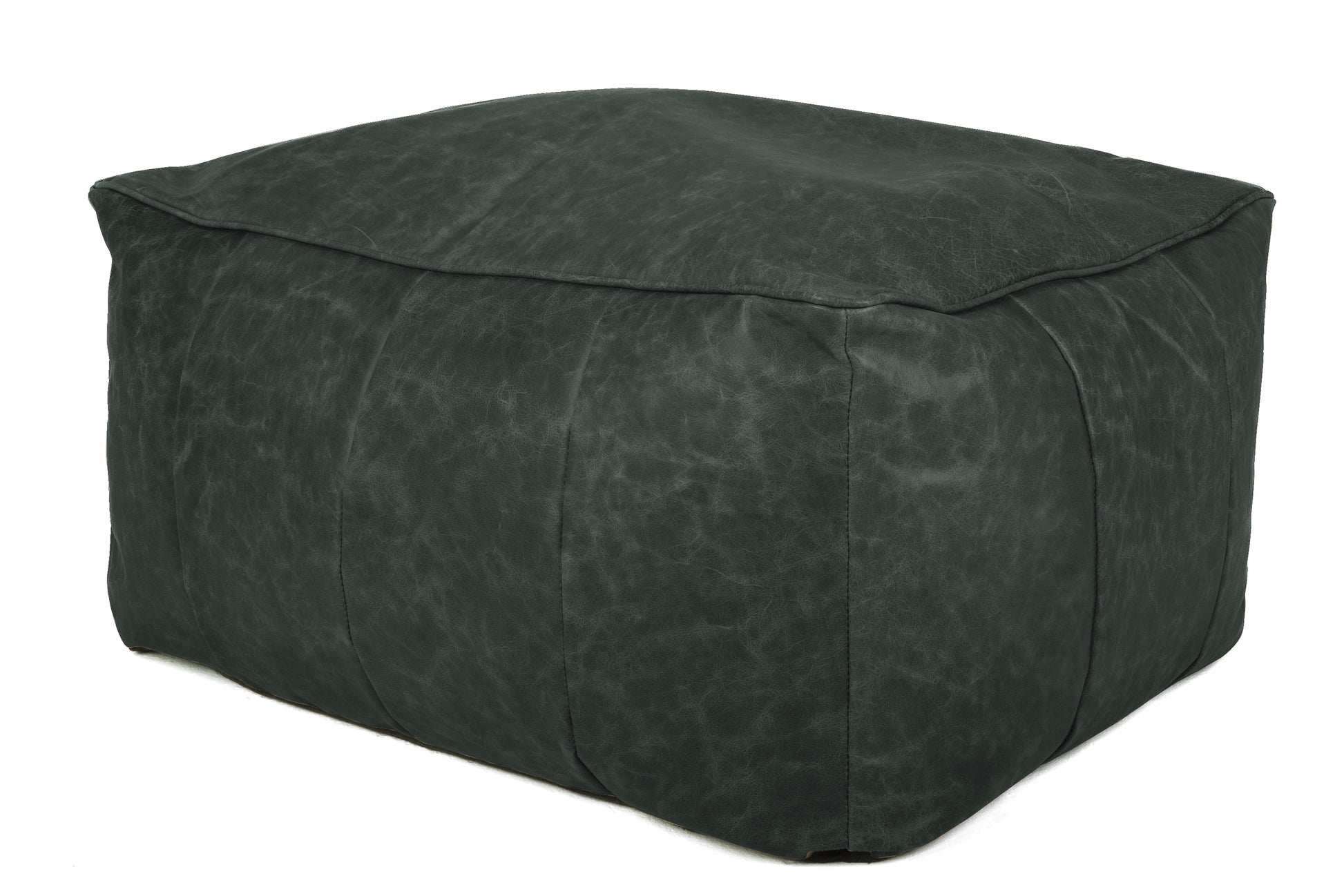 Old Boot Sofas Pod Bean Bag Footstool Vintage Leather Black