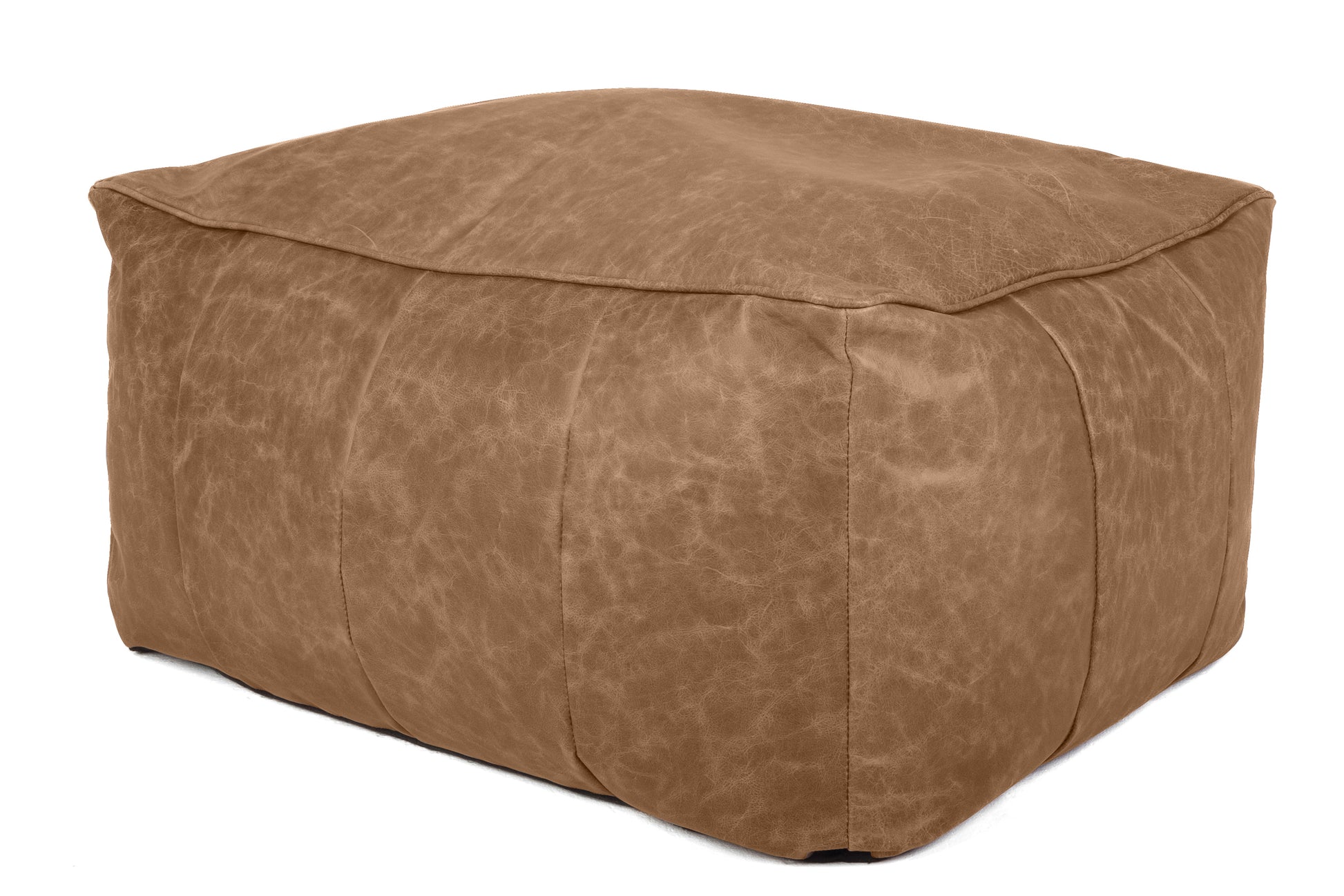 Old Boot Sofas Pod Bean Bag Footstool Vintage Leather Tan