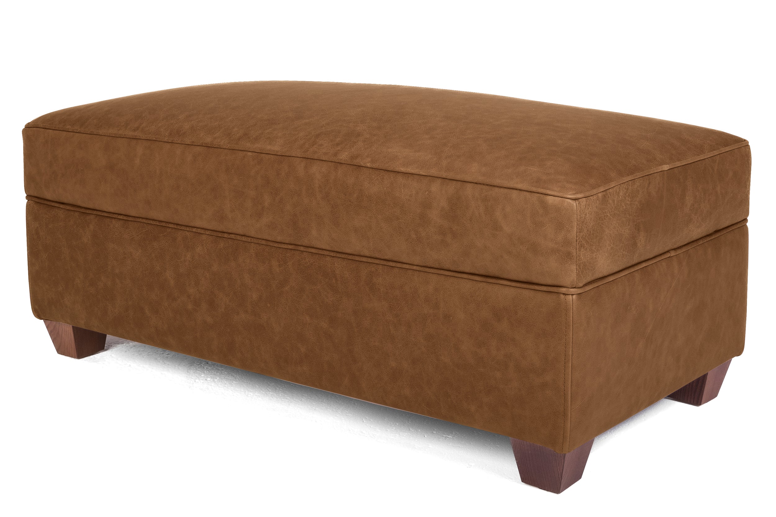 Old Boot Sofas Pennyworth Footstool Hobnail Leather Lush