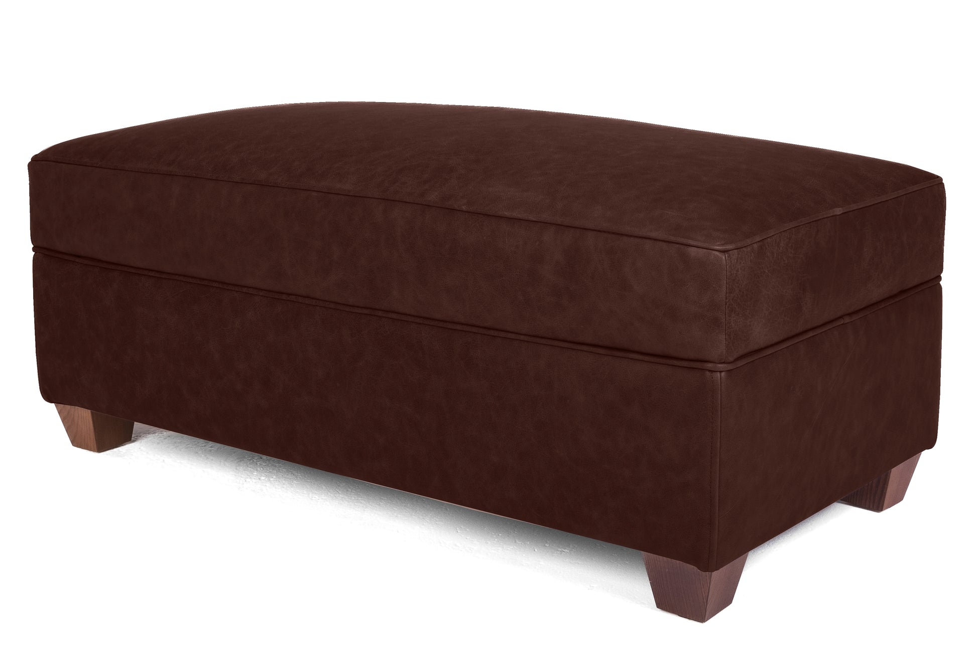 Old Boot Sofas Pennyworth Footstool Hobnail Leather Rugger