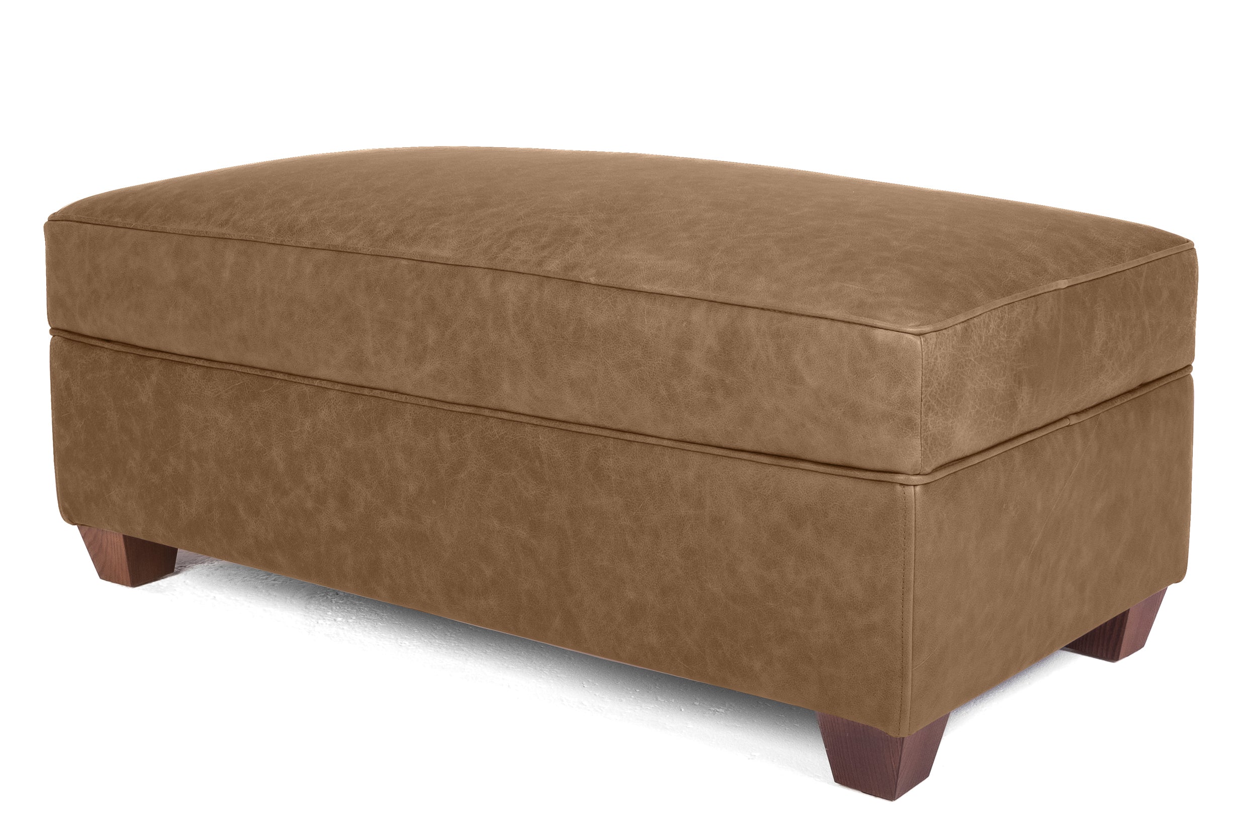 Old Boot Sofas Pennyworth Footstool Vintage Leather Tan