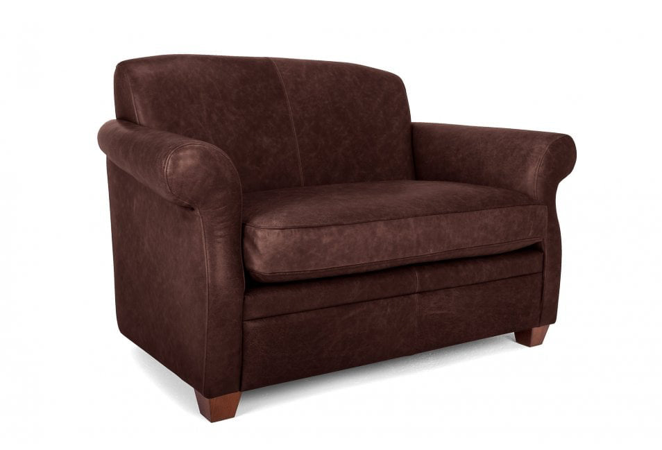 Old Boot Sofas Pennyworth Love Seat Hobnail Leather Rugger