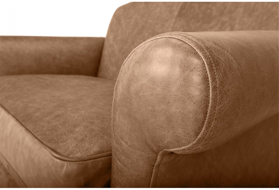 Old Boot Sofas Pennyworth Love Seat in Vintage Leather Tan