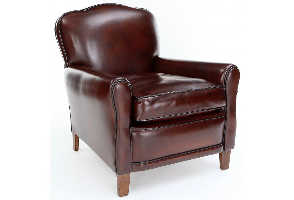 Old Boot Sofas Poppy Armchair Original Leather Chocolate