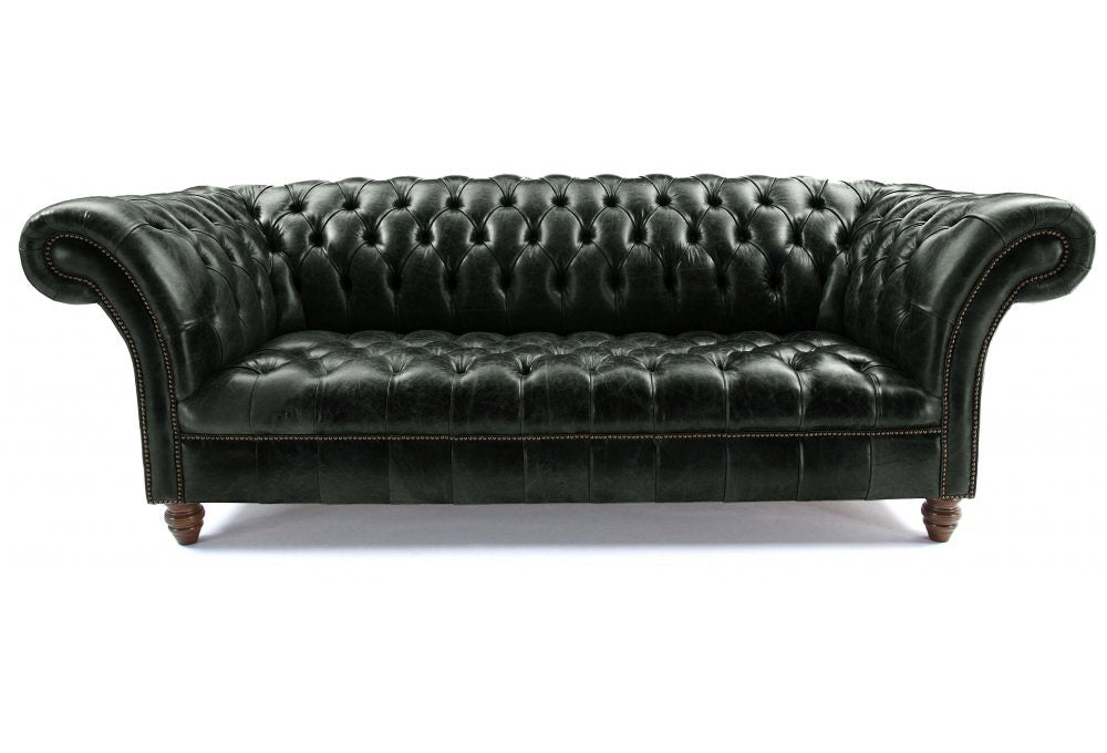 Old Boot Sofas Professor Sofa Vintage Leather Black