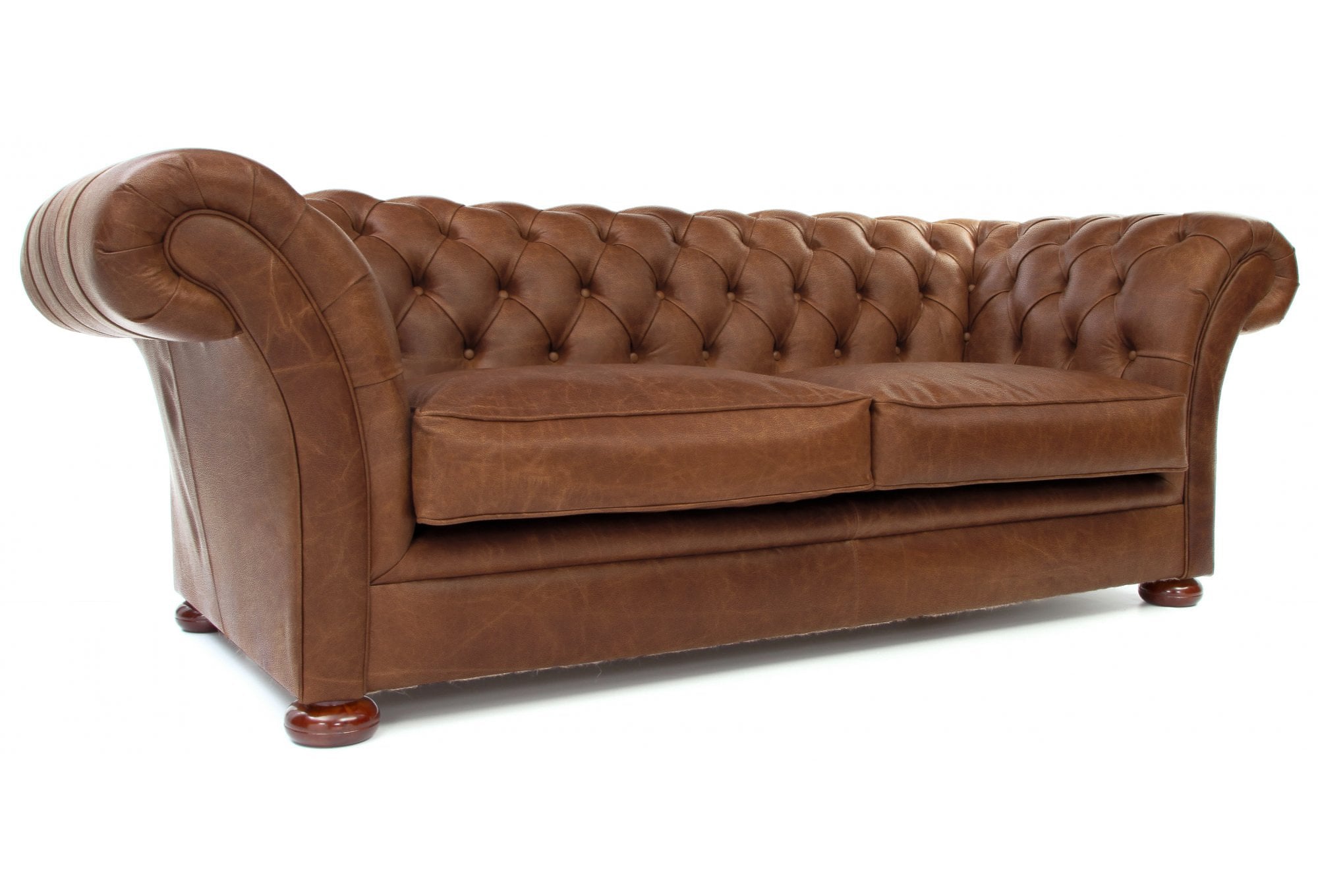 Old Boot Sofas Scholar Sofa Hobnail Leather Mocca