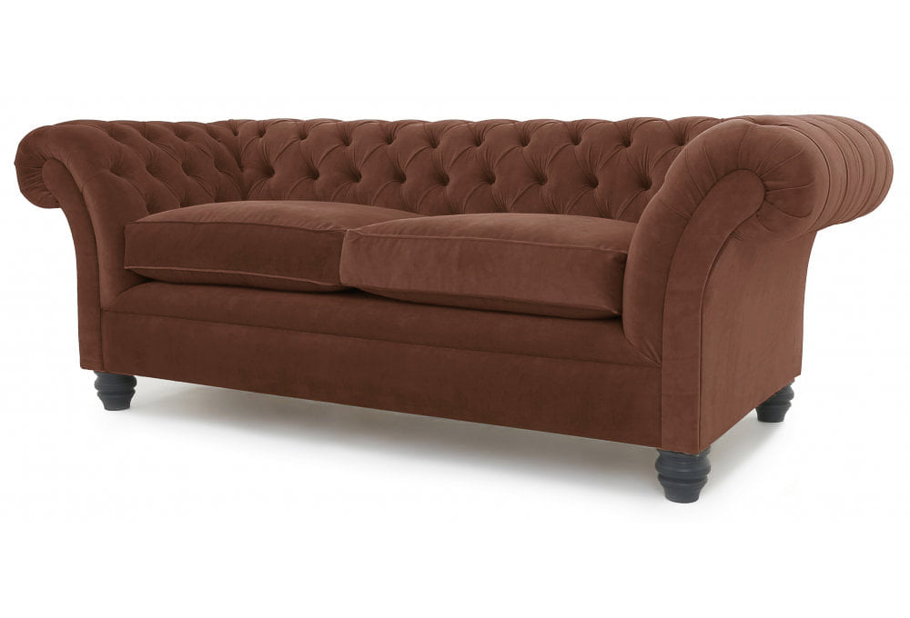 Old Boot Sofas Scholar Sofa Aged Velvet Rust