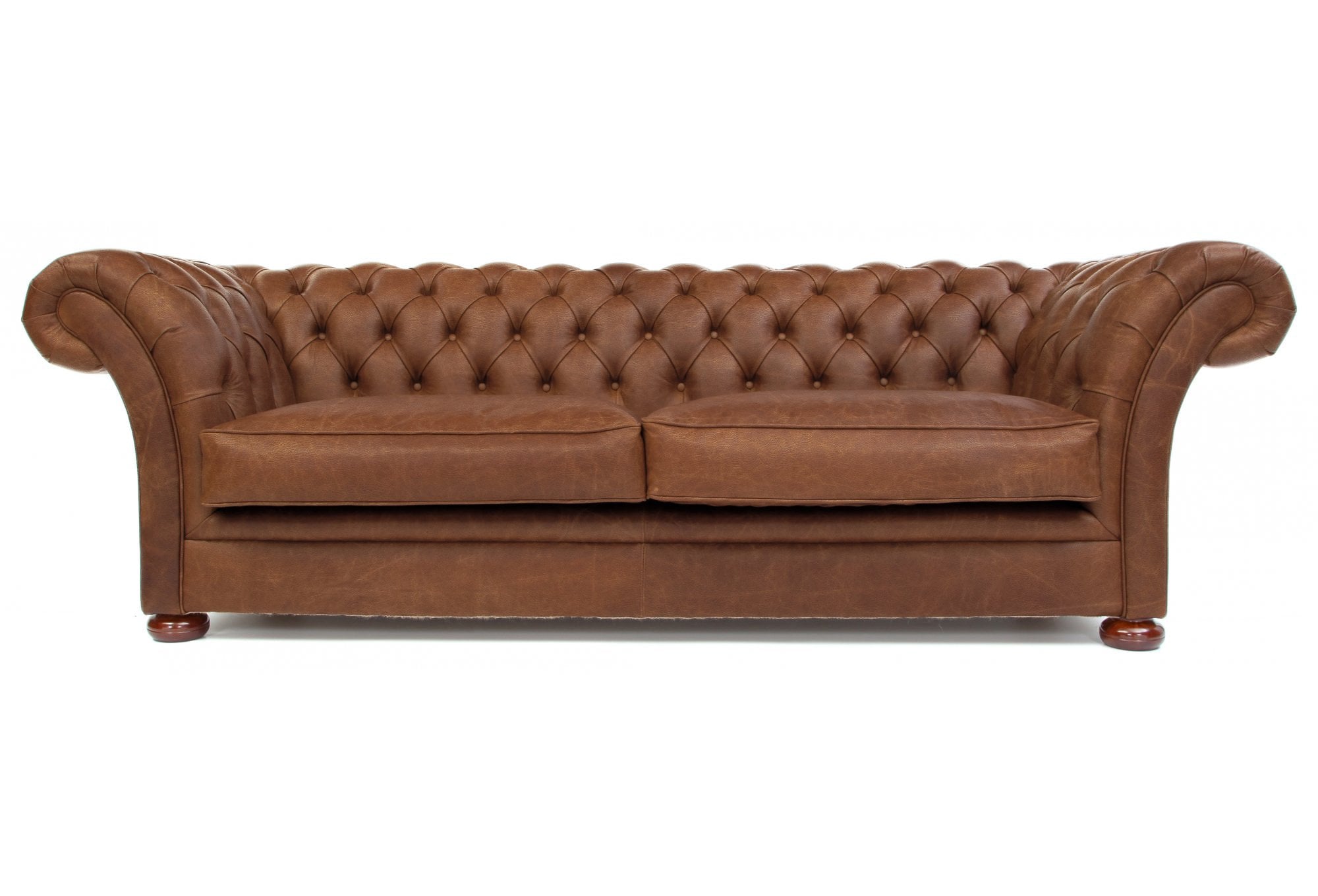 Old Boot Sofas Scholar Sofa Hobnail Leather Mocca