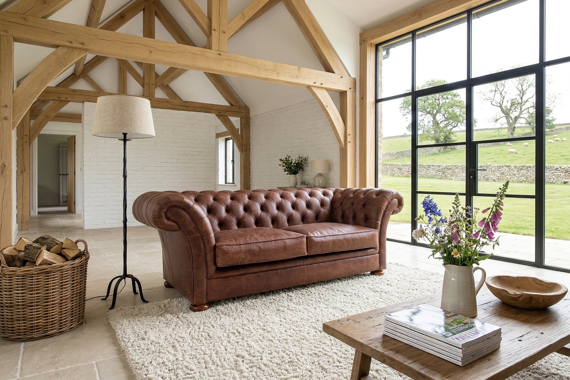 Old Boot Sofas Scholar Leather Sofa
