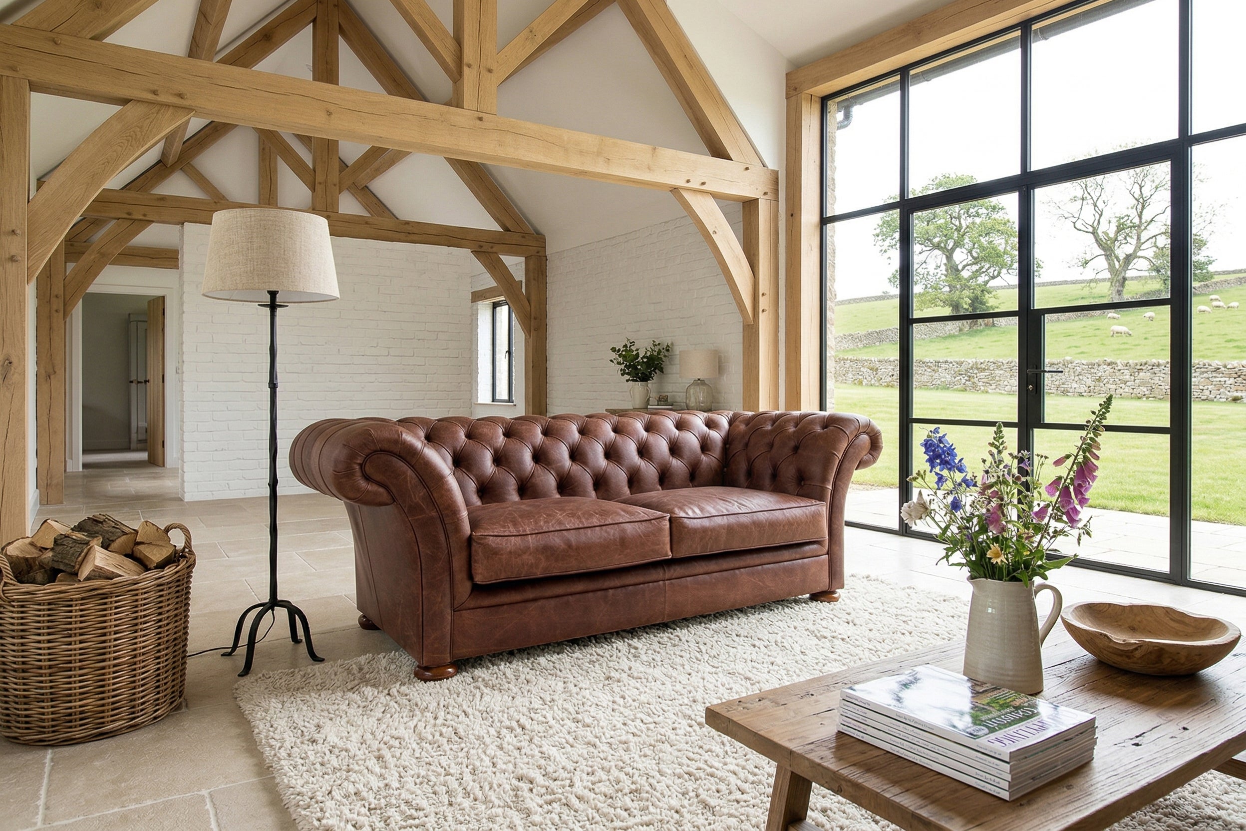 Old Boot Sofas Scholar Leather Sofa