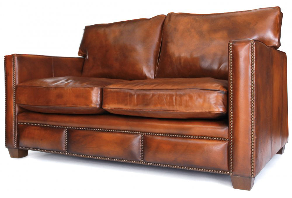 Old Boot Sofas Spitalfield Sofa in Original Leather Tan