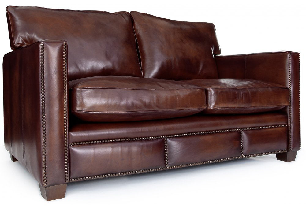 Old Boot Sofas Spitalfield Sofa in Original Leather Chocolate