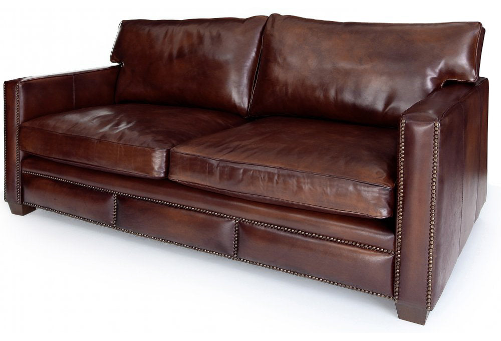 Old Boot Sofas Spitalfield Sofa Original Leather Chocolate