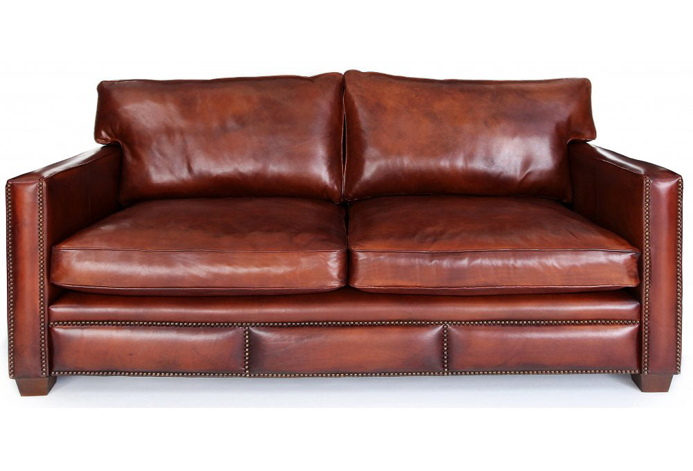 Old Boot Sofas Spitalfield Sofa Original Leather Chestnut
