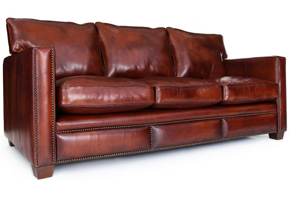 Old Boot Sofas Spitalfield Sofa Original Leather Chestnut