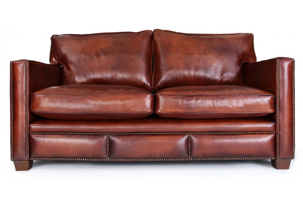Old Boot Sofas Spitalfield Sofa Original Leather Chestnut