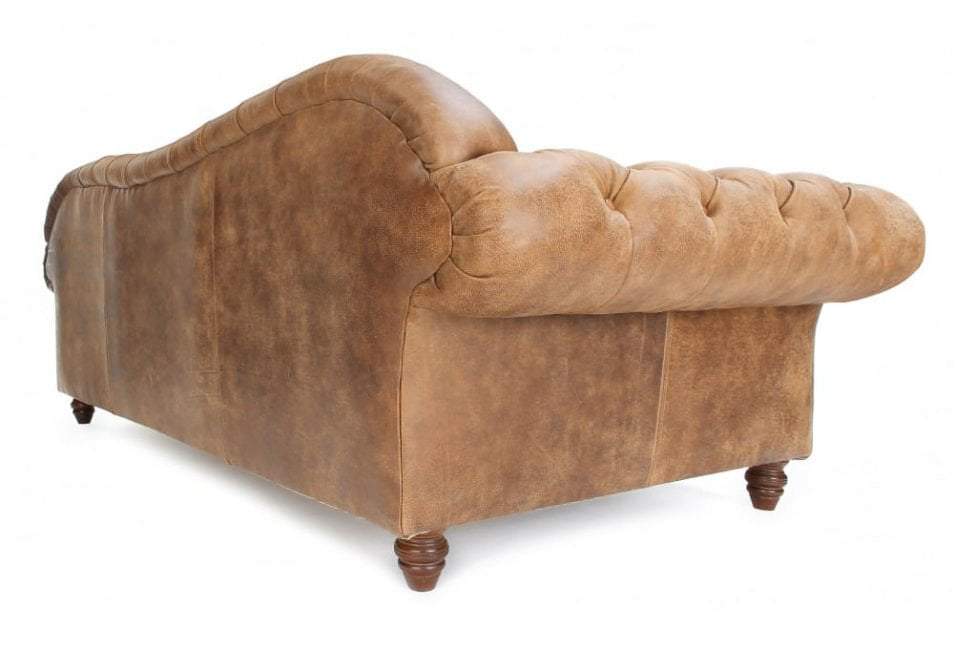 Old Boot Sofas St George 3 Seater Sofa in Rustic Leather Buckskin