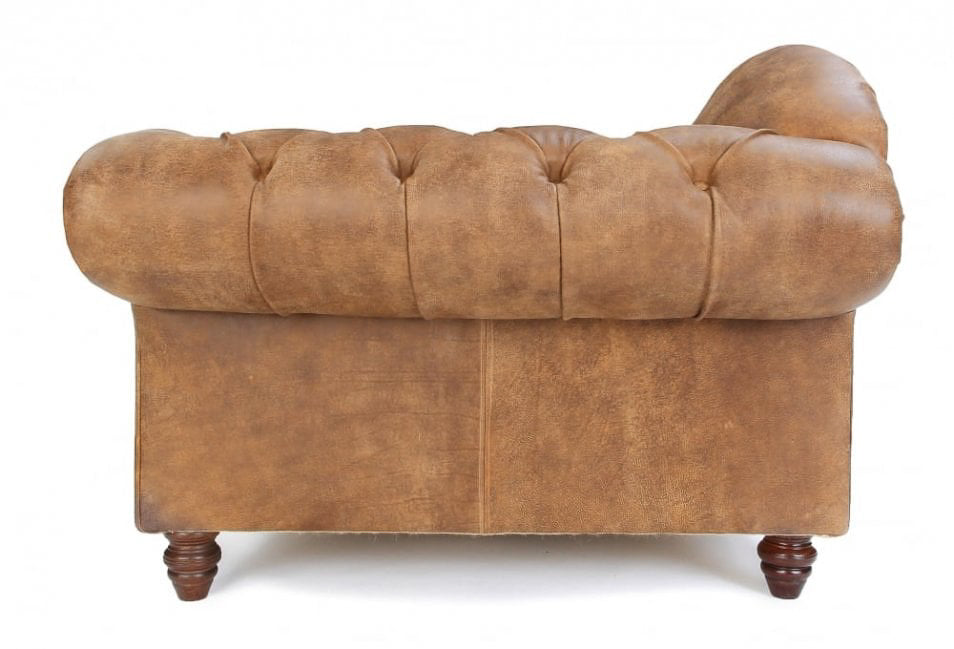 Old Boot Sofas St George 3 Seater Sofa in Rustic Leather Buckskin