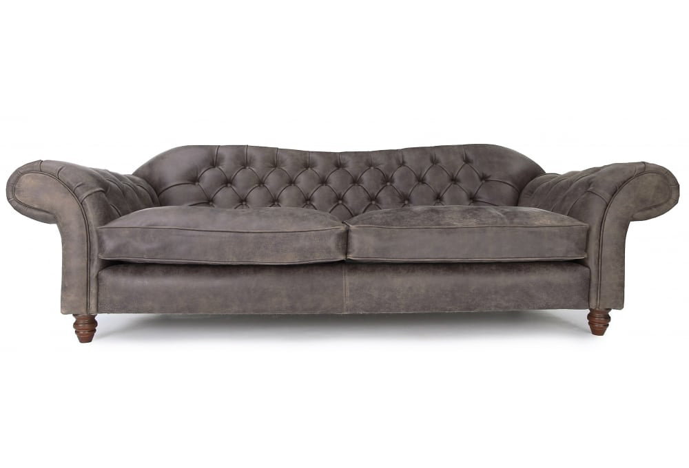 Old Boot Sofas St George Sofa Rustic Leather Shadow