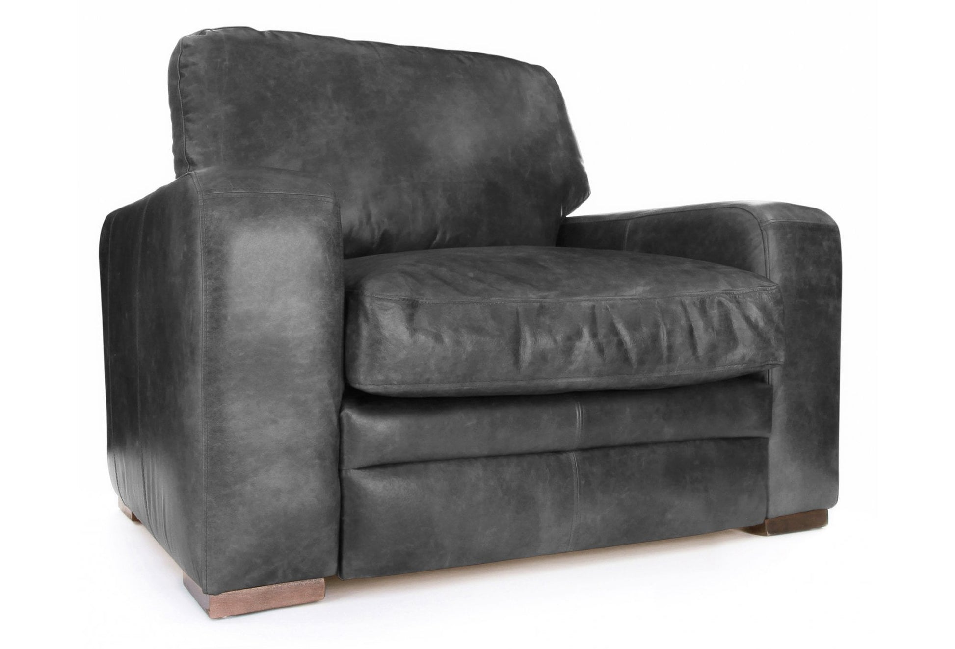 Old Boot Sofas Urbanite Armchair Vintage Leather Slate