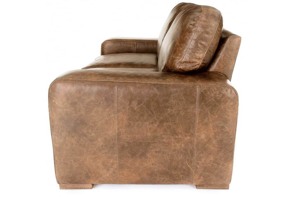 Old Boot Sofas Urbanite 3 Seater Sofa in Vintage Leather Tan