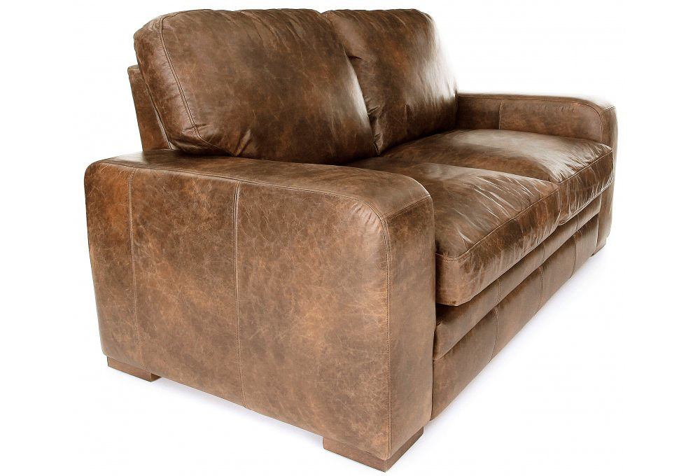 Old Boot Sofas Urbanite 3 Seater Sofa in Vintage Leather Tan