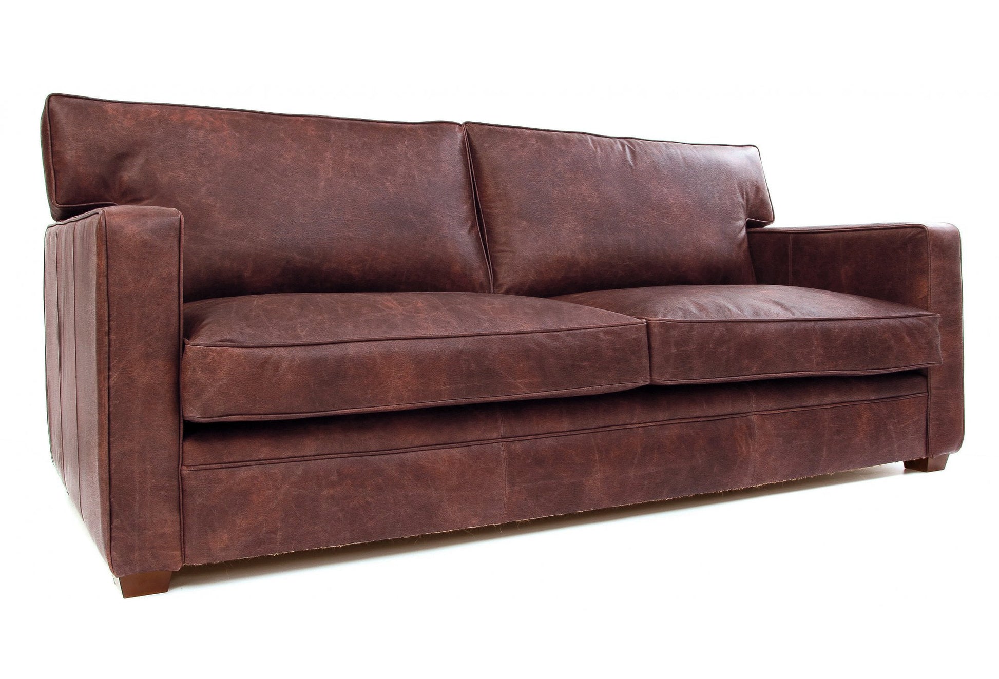 Old Boot Sofas Whitechapel Sofa Hobnail Leather Conker