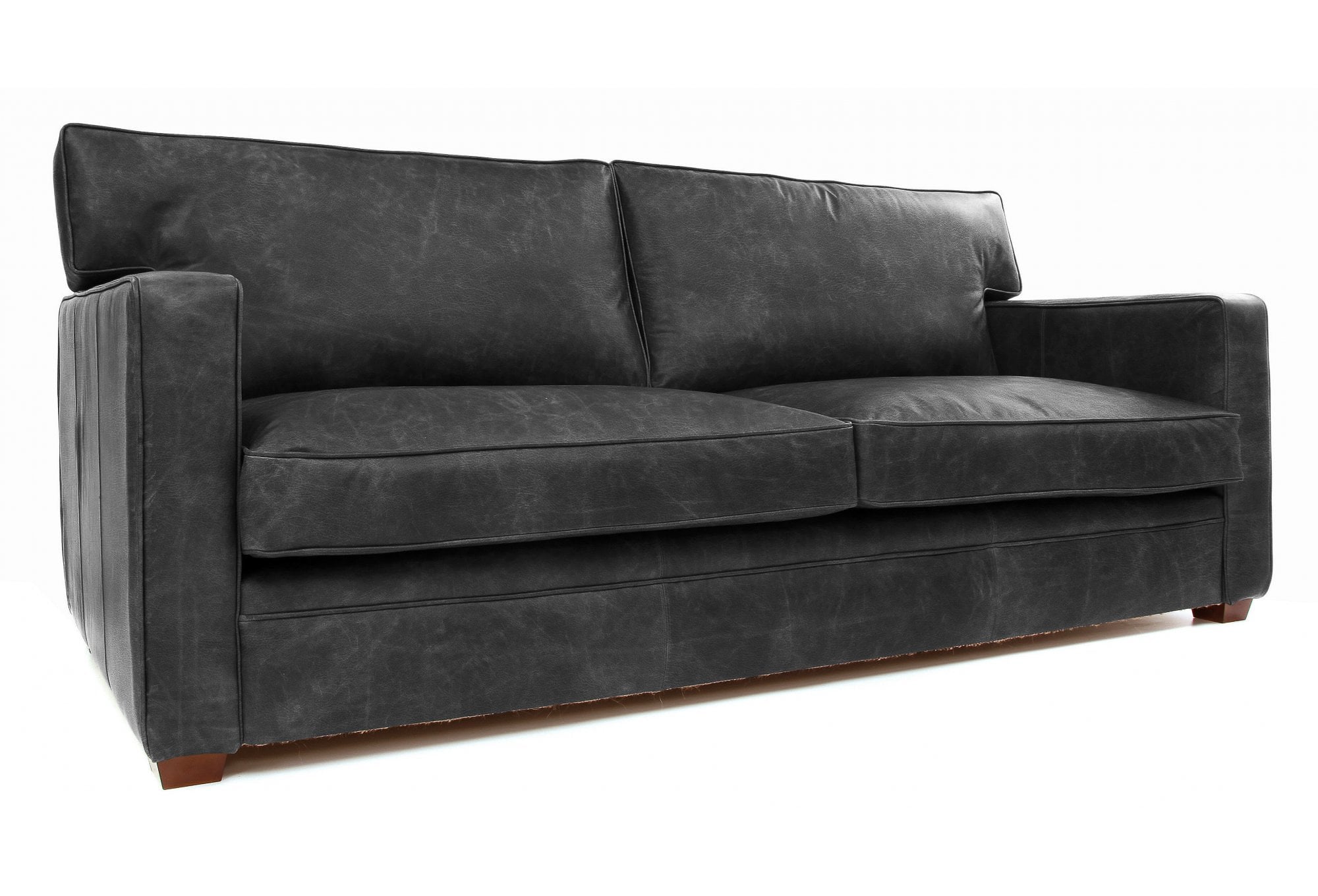 Old Boot Sofas Whitechapel Sofa Hobnail Leather Graphite