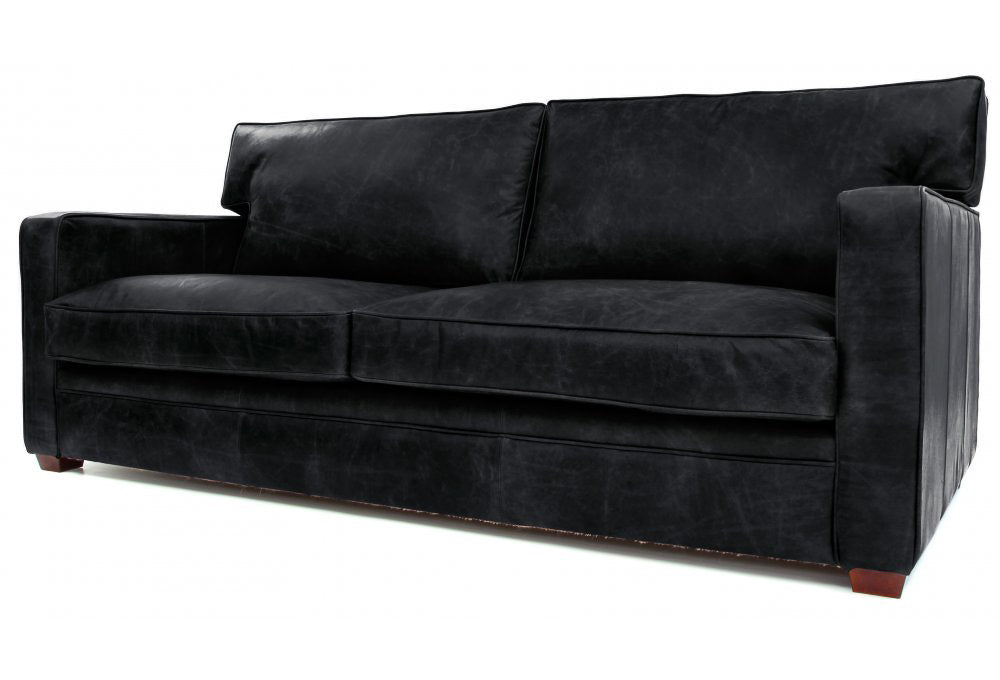 Old Boot Sofas Whitechapel Sofa Vintage Leather Black