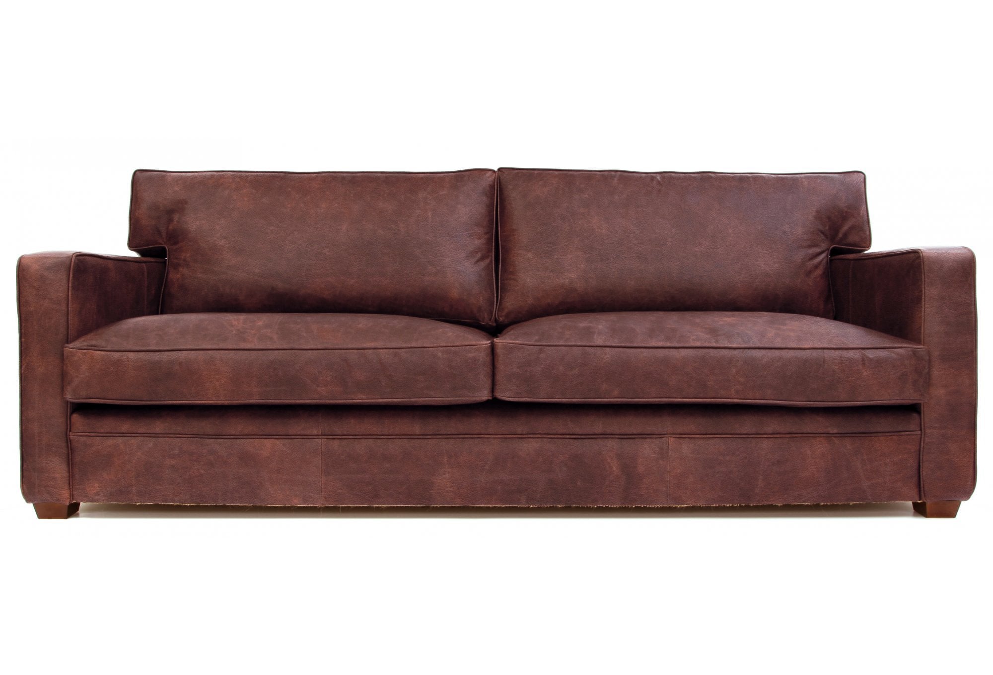 Old Boot Sofas Whitechapel Sofa Hobnail Leather Conker