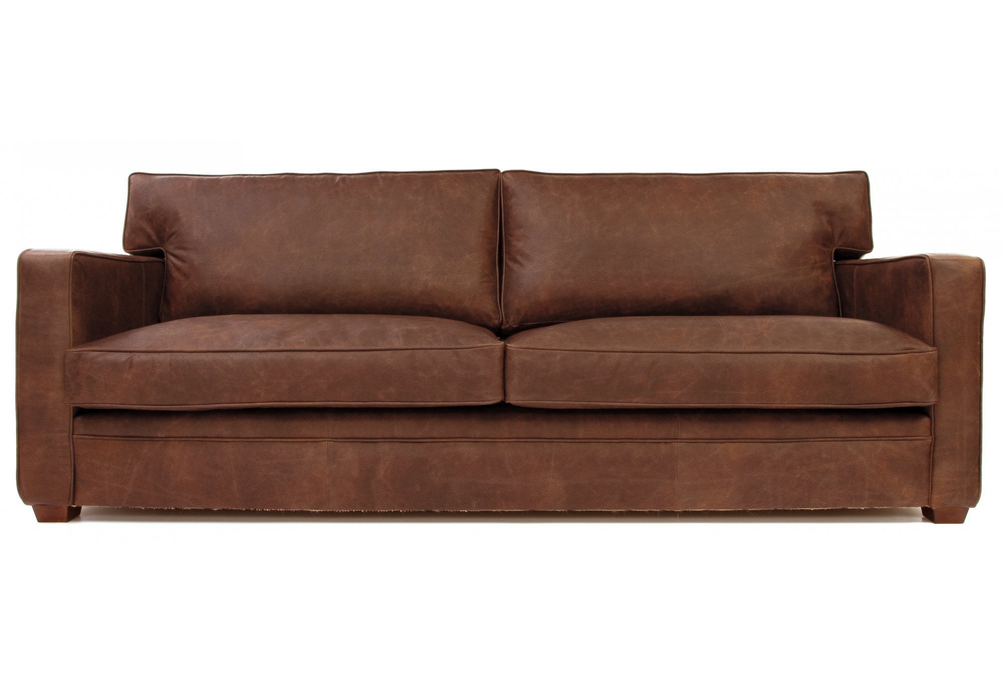 Old Boot Sofas Whitechapel Sofa Hobnail Leather Mocca