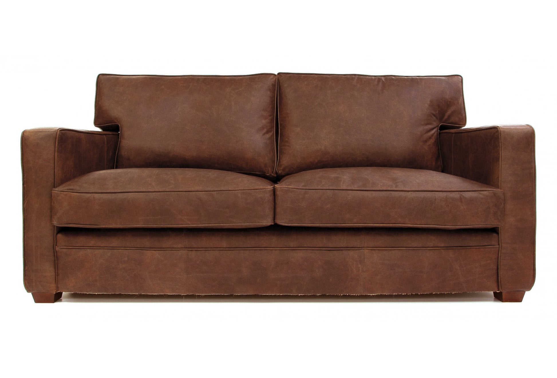 Old Boot Sofas Whitechapel Sofa Hobnail Leather Mocca