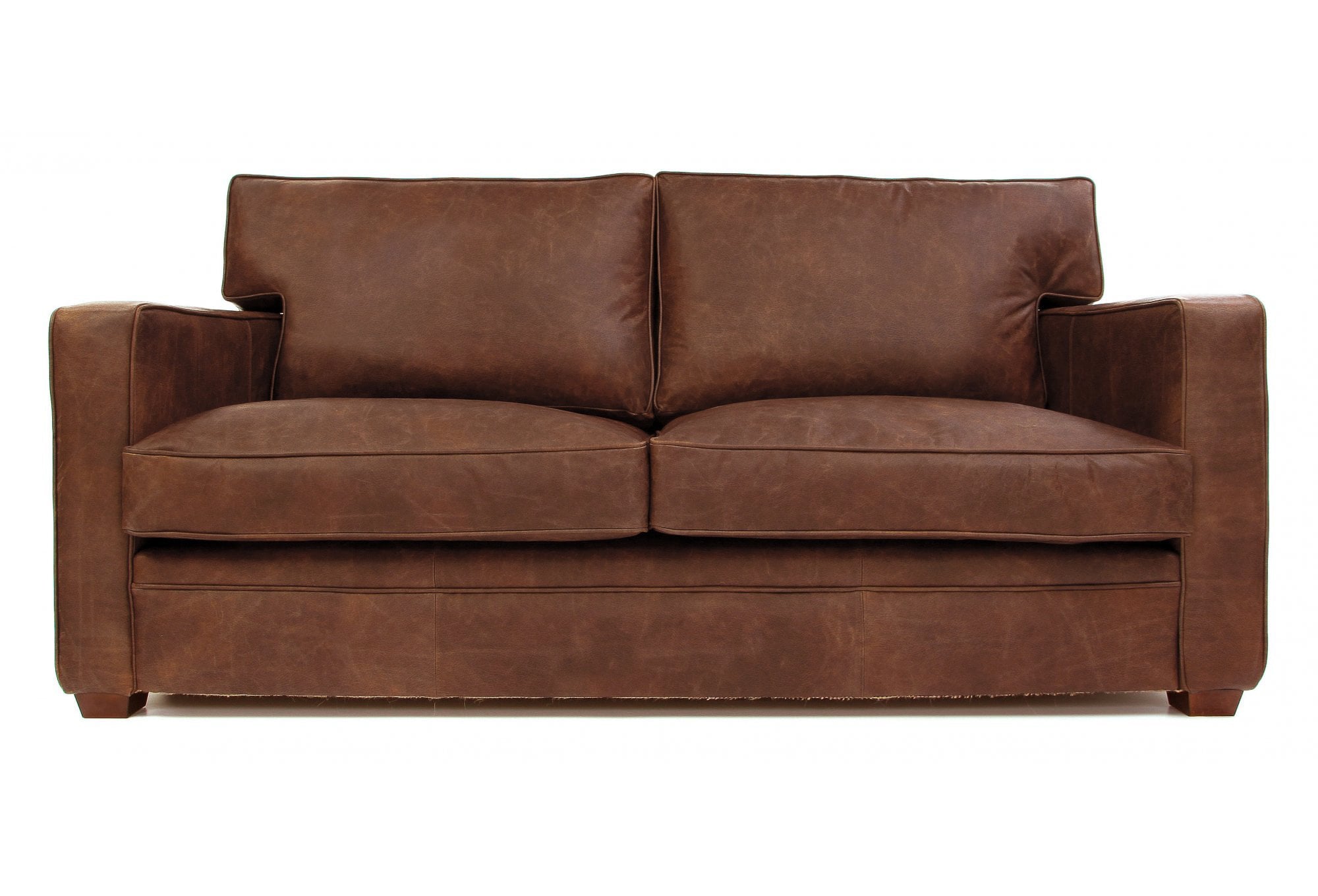 Old Boot Sofas Whitechapel Sofa Hobnail Leather Mocca
