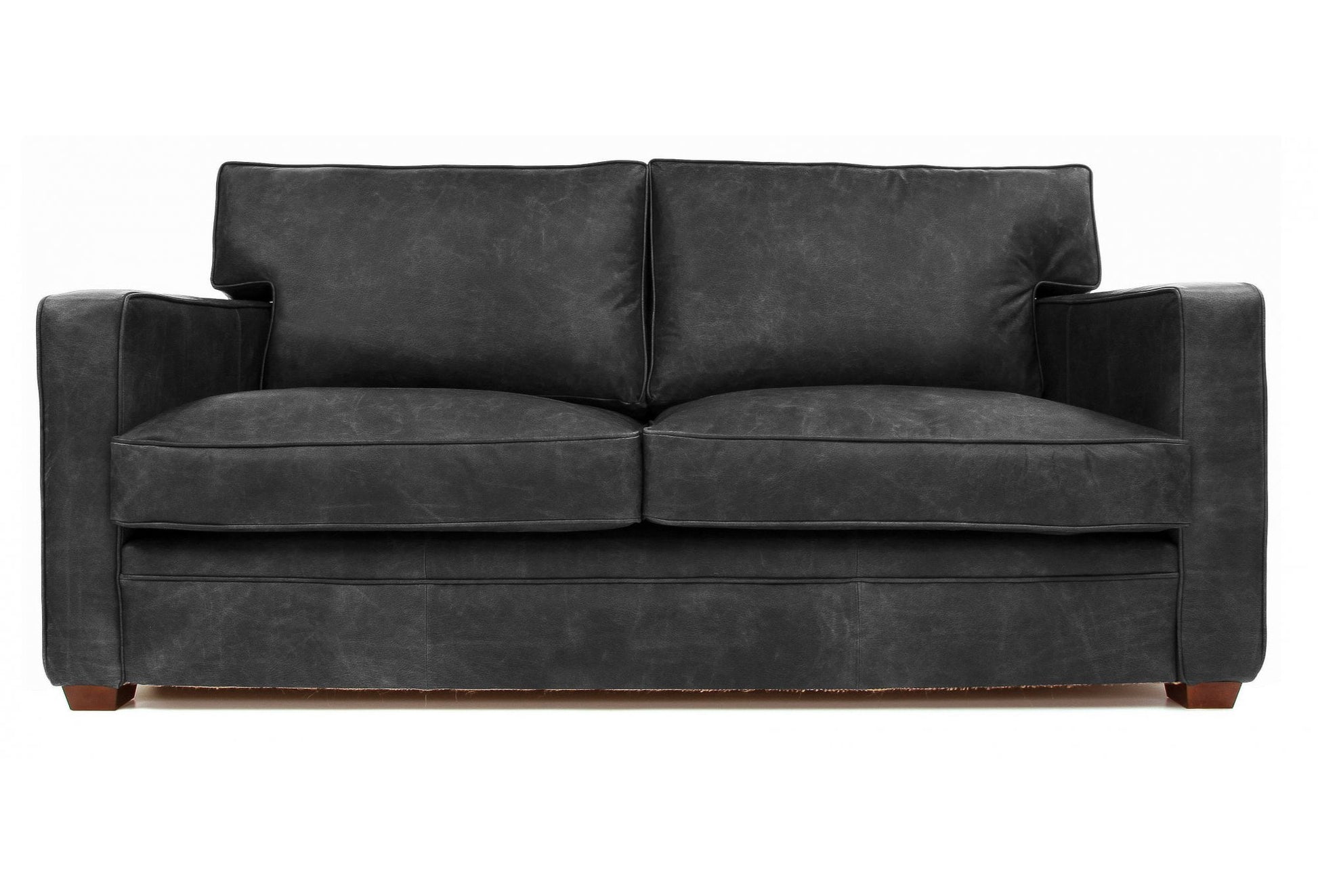 Old Boot Sofas Whitechapel Sofa Hobnail Leather Graphite