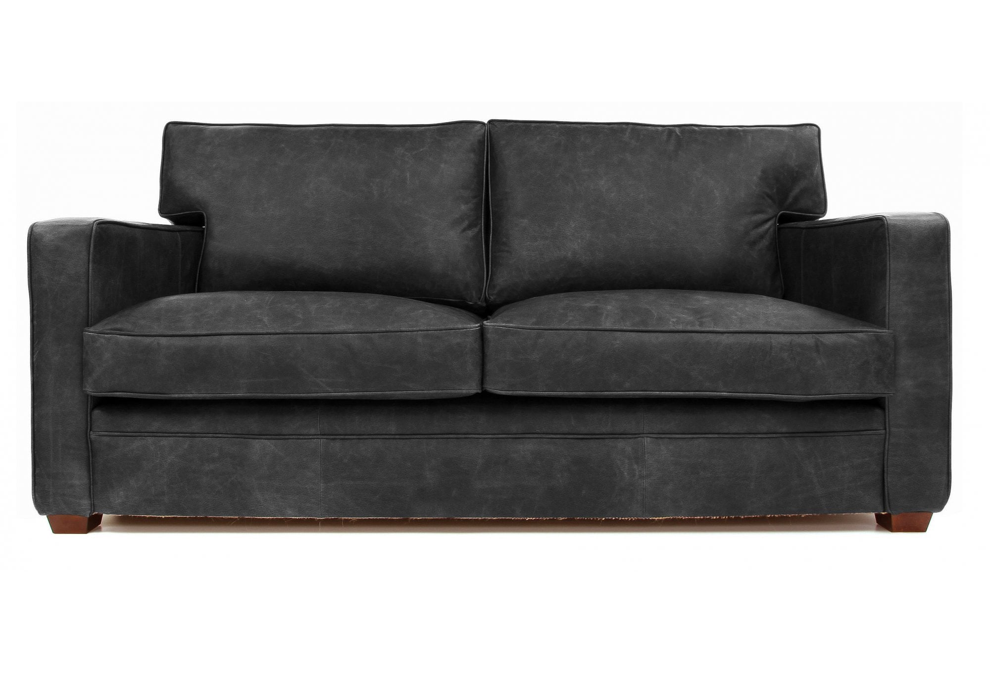 Old Boot Sofas Whitechapel Sofa Hobnail Leather Graphite
