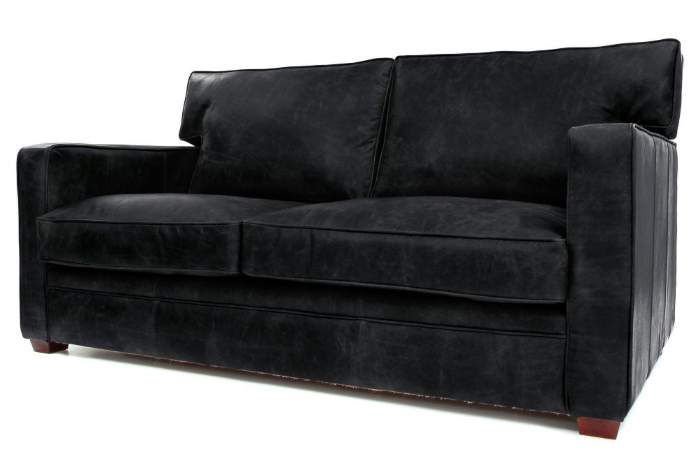 Old Boot Sofas Whitechapel Sofa Vintage Leather Black