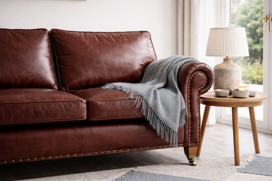 Leather sofas