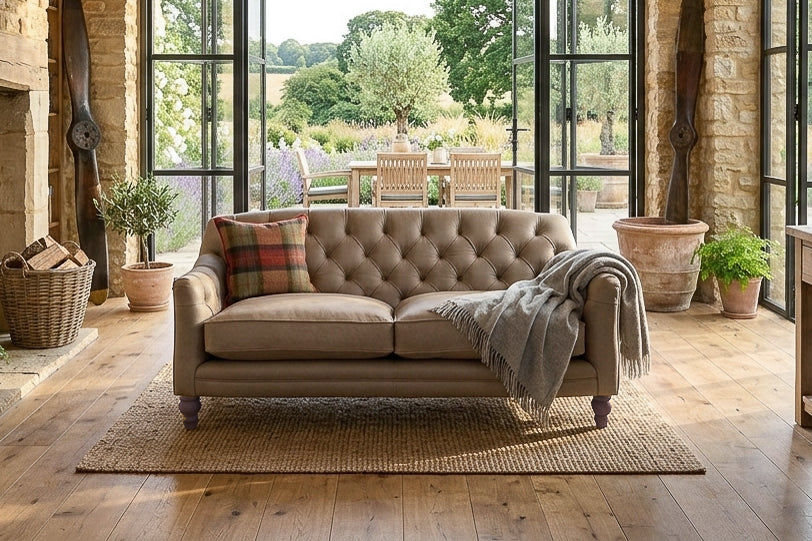 Cubby Leather Sofa