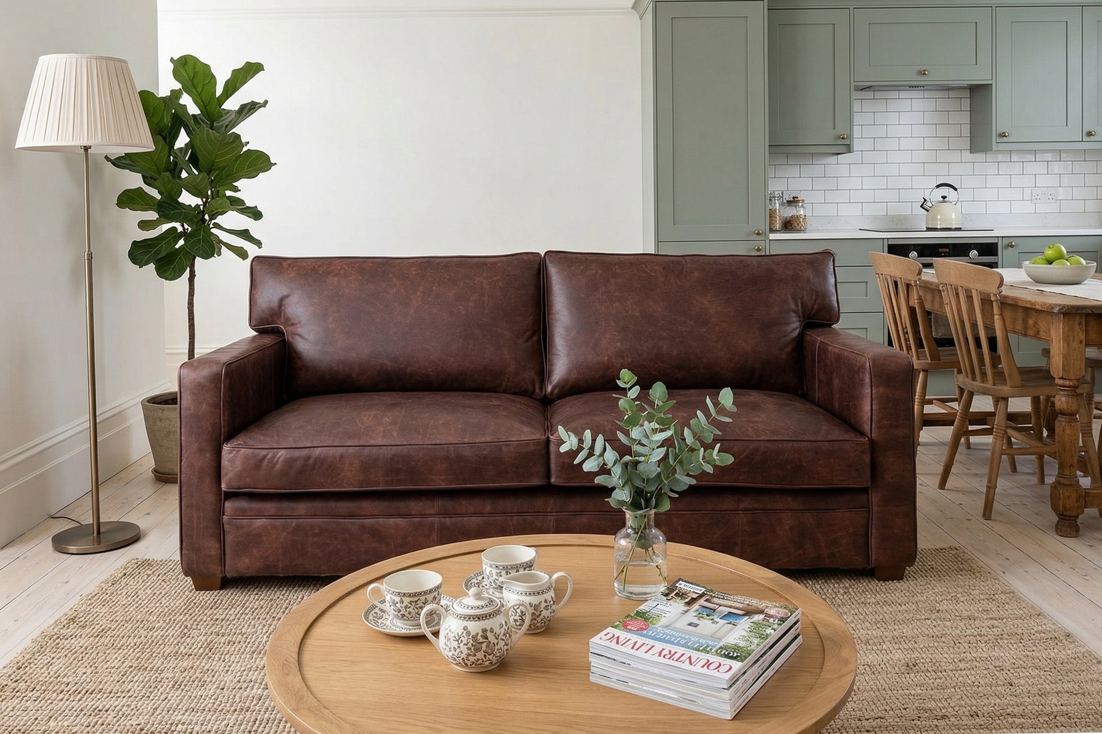 Whitechapel Leather Sofa