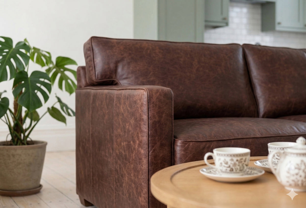 Whitechapel Leather Sofa